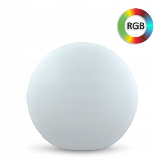 Svetelný stĺp do záhrady - Elektricky žiariace záhradné gule RGB 40 cm