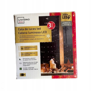 Curtain kaskádové svetlo 200 LED svetlá pre vás