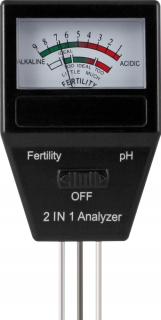 Tester substrátu - Kyselina kyselina Browin 71508 2in1 skúma pH a plodnosť