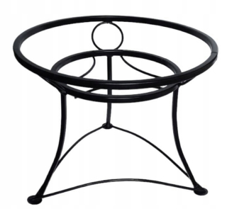 Stojan na kvetináč, kvety - Kovový kvetina 25 cm kvetinové stánky Pots Power Base Gift -Black