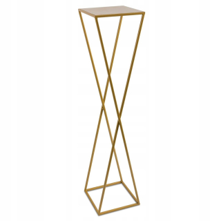 Kwietnik nowoczesny stojący 100 cm złoty LOFT