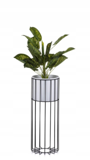 Stojan na kvetináč, kvety - Moderný stojan na kvety s krytom 55 cm LOFT