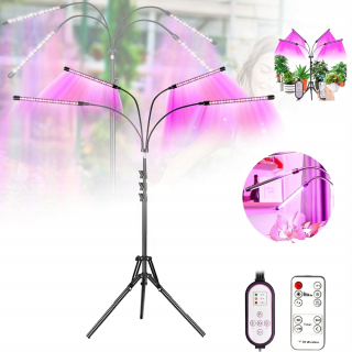 Lampa na pestovanie raslín - LED žiarovka, plná ľahkého spektra, pre izbové rastliny, skleník