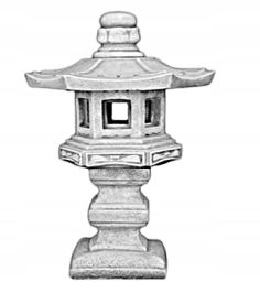 JAPONSKÁ LAMPA ZÁHRADNÁ DEKORÁCIA 46CM