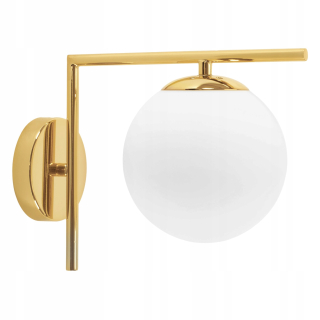 Záhradné nástenné svietidlo - Nástenná lampa lampa sklenená zlato zlato podkrovie