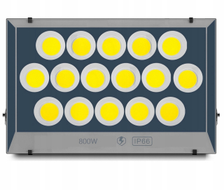 Záhradné halogény - Externá lampa LED 800 W IP66 230V Garáž Strong Wake Prebudenie