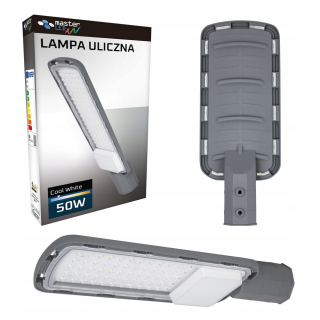 Uličná lampa - LAMPA LED ULIČNÁ LAMPA 50W IP65 5000K 5000lm