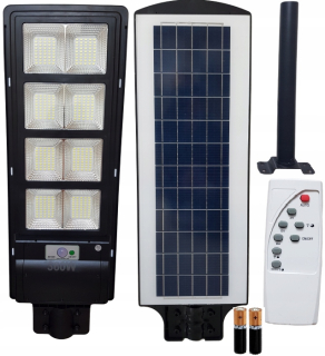 Uličná lampa - SLNEČNÁ PULIČNÁ LAMPA 360W + DIAĽKOVÝ DRŽIAK