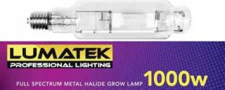 Lampa na pestovanie raslín - MH LUMATEK LAMPA 1000W