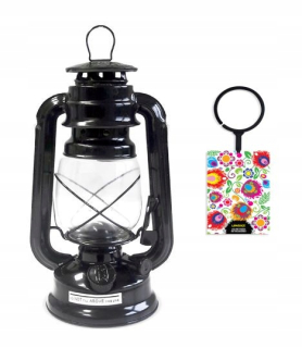 Pochodeň - Olejový olej 24 cm čierna lampa