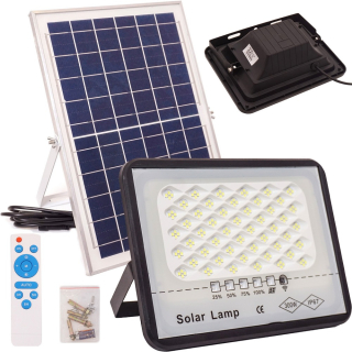 Záhradné halogény - Lampa halogénovej LED solárna lampa 300W