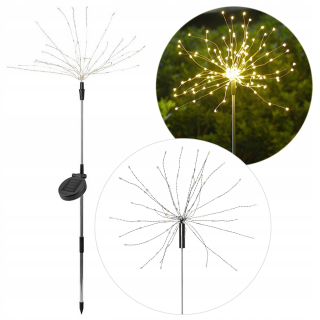 Solárna zapichovacia záhradná lampa - Slnečná záhradná lampa LED stromu púpava