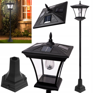 Solárna zapichovacia záhradná lampa - LED SOLÁRNA ZÁHRADNÁ LAMPA, VEĽKÁ, XXL