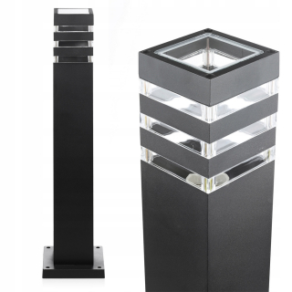 Svetelný stĺp do záhrady - Stojatá záhradná lampa 60 cm vonkajší stĺp E27