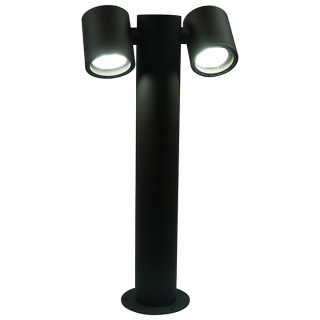 Svetelný stĺp do záhrady - POLUX PINO STOJACIA ZÁHRADNÁ LAMPA ČIERNA 311603