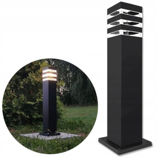 Svetelný stĺp do záhrady - Záhradná lampa stojaca vonkajšia stĺpa 60 cm E27