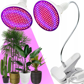 Lampa na pestovanie raslín - Panel LAMP 200 LED pre pestovanie rastlín 20 W VÝVOJ SILNÝ KLIP