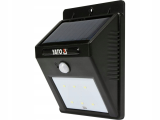 Záhradná závesná lampa - Lampa solárnej steny so 6 SMD snímačom pohybu LED