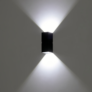 Záhradné nástenné svietidlo - Vonkajšia lampa LED IP54 6W zhora nadol
