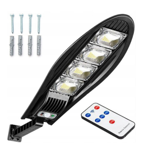 Uličná lampa - SLNEČNÁ LAMPA 250W XL 140 LED COB + DIAĽKOVÉ OVLÁDANIE