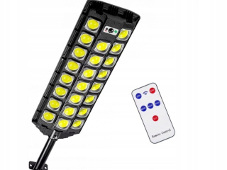 Uličná lampa - Solárna lampa May Sensor Twilight 713 COB 2000W + diaľkové ovládanie