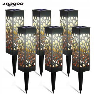 Solárna zapichovacia záhradná lampa - SOLÁRNA LAMPA LED ZÁHRADNÁ LAMPA moderná 6 ks