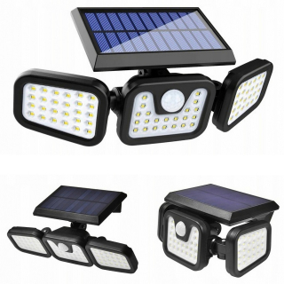 Uličná lampa - SOLÁRNE LED LAMPA 3v1 + ULIČNÝ PANEL POHYBOVÝ SENZOR