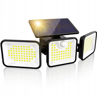 Uličná lampa - LED solárna lampa 3in1 vonkajšia ulica záhrada
