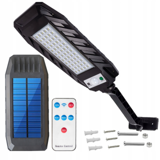 Uličná lampa - Solárna lampa LED 600 W Street so senzorom súmraku + diaľkové ovládanie