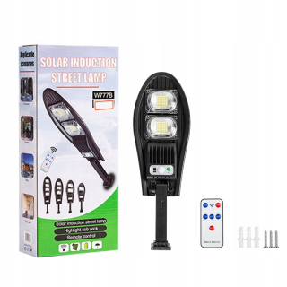 Uličná lampa - Solárna lampa LED dióda May Sensor Pohyb panela pilota