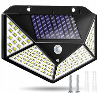 Uličná lampa - LED SOLOR LAMP STREET LAMP so súmramovým snímačom 1200 W veľký pilot