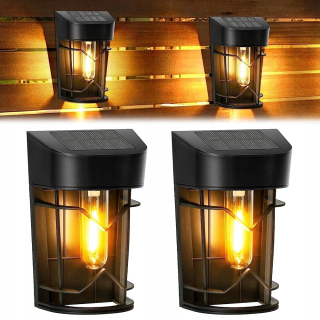 Záhradné nástenné svietidlo - Solárna lampa LED LED 2x vonkajšia stena
