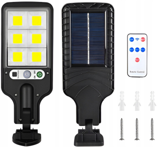Uličná lampa - LED solárna lampa