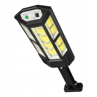 Uličná lampa - Solar Street Lamp Lantern 124 LED COB Pilot