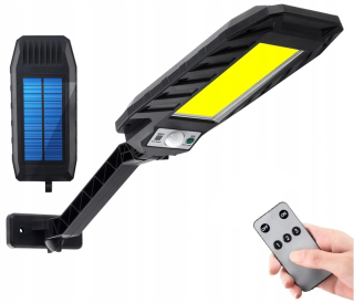 Uličná lampa - Pouličná solárna lampa Lantern 180led COB +rukoväť