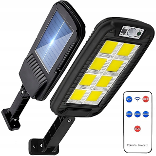 Uličná lampa - SOLÁRNE ULIČNÉ LAMPA 240 LED COB PILOT