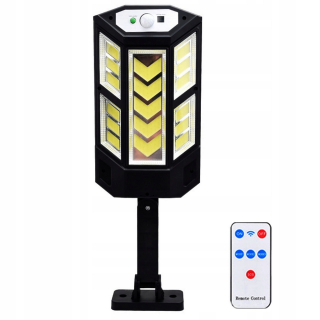 Uličná lampa - Solar Street Lamp Lantern 249 LED COB Pilot