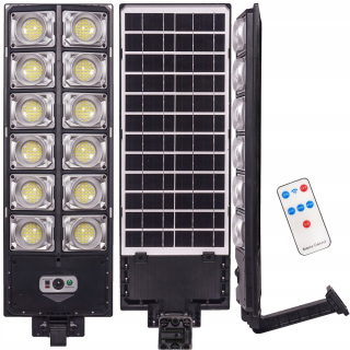 Uličná lampa - Solar Lamp Street LED maják 1200 W + diaľkové ovládanie