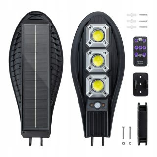 Uličná lampa - Solar Lamp Street LED maják 3x pilot LED