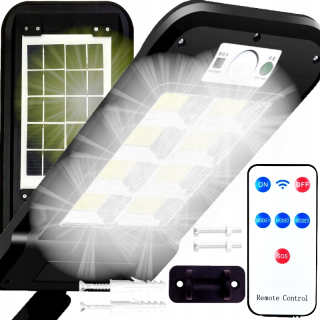 Uličná lampa - SLNEČNÁ PULIČNÁ LAMPA LED LAMPA DIAĽKOVÝ ZMYSEL