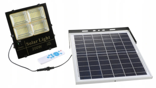 Uličná lampa - LED ulica Solárna lampa 300 W Senzor tri farby