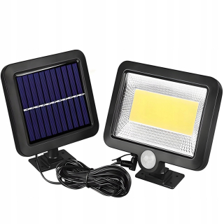 Uličná lampa - Solar Street Solar Lamp s snímačom pohybu LED Twilight 100