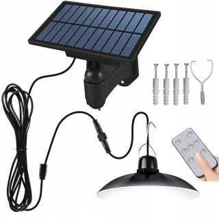 Uličná lampa - SOLÁRNE ZÁVESNÉ SVÍTIDLO PRE VONKAJŠÍ SENZOR