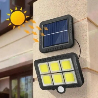 Záhradná lampa - Slnečná lampa s LED snímačom súmraku