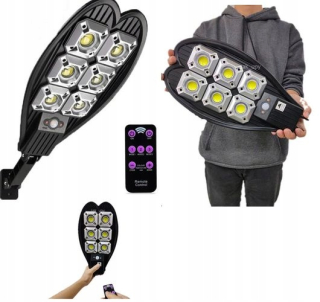 Uličná lampa - SOLÁRNE SVETLO S DIAĽKOVÝM SENZOROM POHYBU A SÚMRAK