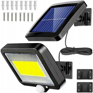 Uličná lampa - Solárna lampa so súmrakovým snímačom pohybu 100 LED