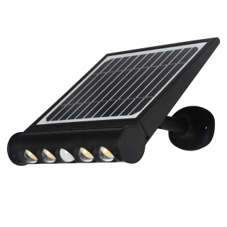 Záhradné halogény - VONKAJŠIA SOLARNÁ LAMPA IP65 8W 4000K NEUTRÁLNA EKO-LIGHT TALENT EKO8328