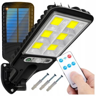 Uličná lampa - Solar Street Lamp 200 W Dusk Motion Sensor LED + pilot