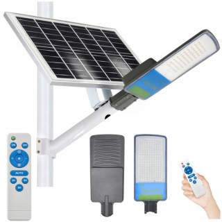 Uličná lampa - LED solárna pouličná lampa silná 60 W lucerny