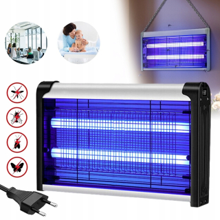Repelent proti hmyzu - Ultrafialová lampa pre hmyz komárov, elektrický lak LED pasca na hmyz